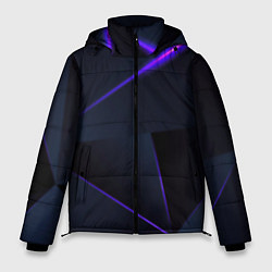 Мужская зимняя куртка Geometry stripes neon stiil
