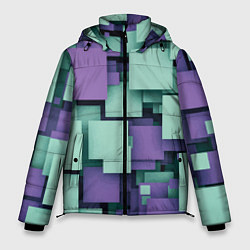 Мужская зимняя куртка Trendy geometric pattern
