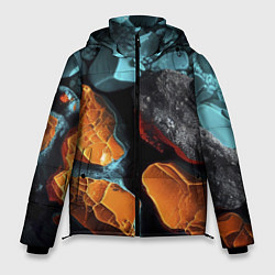 Мужская зимняя куртка Цветные камни
