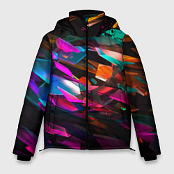 Куртка зимняя мужская Множество цветного металла, цвет: 3D-черный