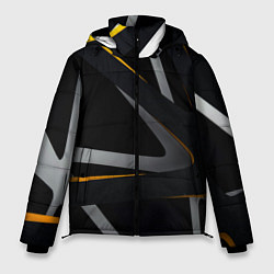 Мужская зимняя куртка Спортивная геометрия полосы