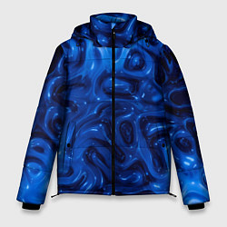 Куртка зимняя мужская Объемная жидкость, цвет: 3D-черный