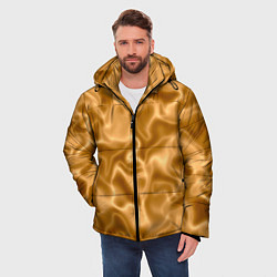 Куртка зимняя мужская Золотой шелк, цвет: 3D-черный — фото 2