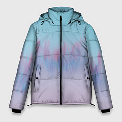 Куртка зимняя мужская Пурпурный огонь, цвет: 3D-красный
