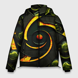 Куртка зимняя мужская Круговорот текстур, цвет: 3D-черный