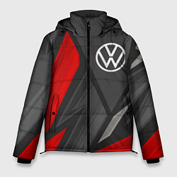 Куртка зимняя мужская Volkswagen sports racing, цвет: 3D-черный