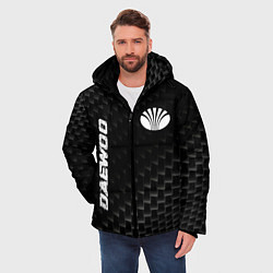 Куртка зимняя мужская Daewoo карбоновый фон, цвет: 3D-черный — фото 2
