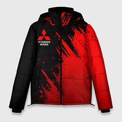 Куртка зимняя мужская Mitsubishi red - red sport, цвет: 3D-черный