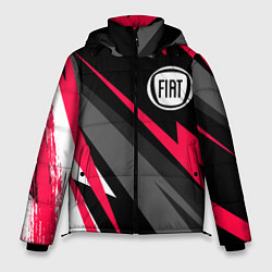Куртка зимняя мужская Fiat fast lines, цвет: 3D-черный
