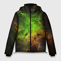 Куртка зимняя мужская Зеленый туман, цвет: 3D-красный