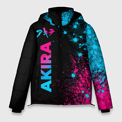 Мужская зимняя куртка Akira - neon gradient: по-вертикали