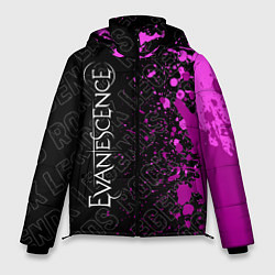 Куртка зимняя мужская Evanescence rock legends: по-вертикали, цвет: 3D-черный