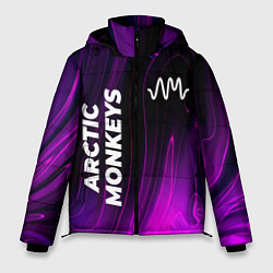 Куртка зимняя мужская Arctic Monkeys violet plasma, цвет: 3D-черный