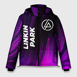 Куртка зимняя мужская Linkin Park violet plasma, цвет: 3D-черный