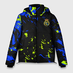 Куртка зимняя мужская Реал Мадрид фк, цвет: 3D-черный