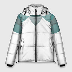 Куртка зимняя мужская Геометрическая сова, цвет: 3D-черный