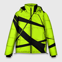 Куртка зимняя мужская Звезда - лаймовый и черный - Хуф и Ся - дополнение, цвет: 3D-черный
