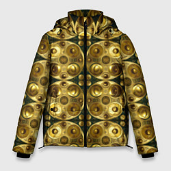 Мужская зимняя куртка Золотые защитные пластины