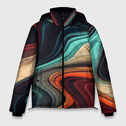 Куртка зимняя мужская Малахитовая, цвет: 3D-черный