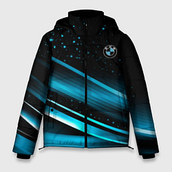 Куртка зимняя мужская BMW sign БМВ, цвет: 3D-черный