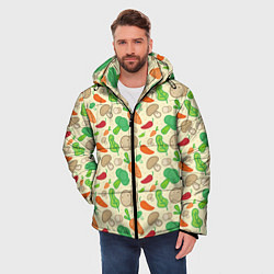 Куртка зимняя мужская Овощной рецепт, цвет: 3D-красный — фото 2