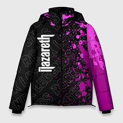 Куртка зимняя мужская Nazareth rock legends: по-вертикали, цвет: 3D-черный