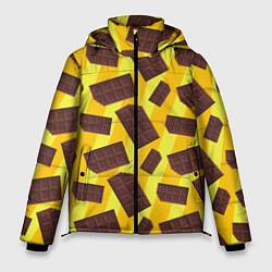 Куртка зимняя мужская Шоколадки, цвет: 3D-светло-серый