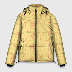 Куртка зимняя мужская Поварёнок, цвет: 3D-светло-серый