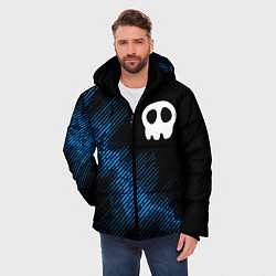 Куртка зимняя мужская Babymetal звуковая волна, цвет: 3D-черный — фото 2