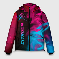 Мужская зимняя куртка Citroen - neon gradient: по-вертикали