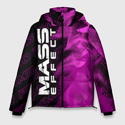 Куртка зимняя мужская Mass Effect pro gaming: по-вертикали, цвет: 3D-черный