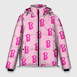 Мужская зимняя куртка Барби паттерн буква B