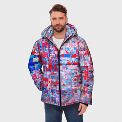 Куртка зимняя мужская Пестрые краски, цвет: 3D-красный — фото 2
