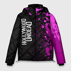 Куртка зимняя мужская Hollywood Undead rock legends: по-вертикали, цвет: 3D-черный