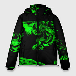 Мужская зимняя куртка Зеленый светящийся дым
