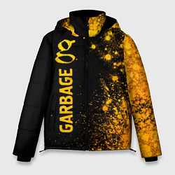 Куртка зимняя мужская Garbage - gold gradient: по-вертикали, цвет: 3D-черный