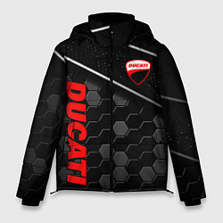 Куртка зимняя мужская Ducati - технологическая броня, цвет: 3D-красный
