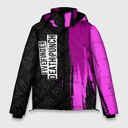 Куртка зимняя мужская Five Finger Death Punch rock legends: по-вертикали, цвет: 3D-черный