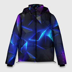 Мужская зимняя куртка Blue dark neon
