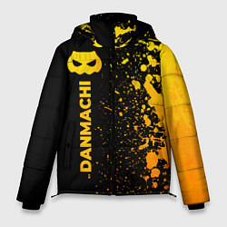 Куртка зимняя мужская DanMachi - gold gradient: по-вертикали, цвет: 3D-черный