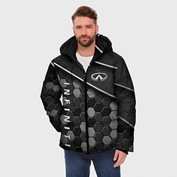 Куртка зимняя мужская Infiniti - черный металл, цвет: 3D-светло-серый — фото 2
