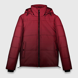Мужская зимняя куртка Градиент цвета тёмный кабаре