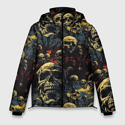 Куртка зимняя мужская Крик ужаса, цвет: 3D-черный