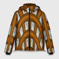 Куртка зимняя мужская Деревянные своды, цвет: 3D-светло-серый