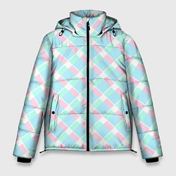 Куртка зимняя мужская Клетка из фильма Барби, цвет: 3D-светло-серый