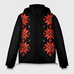 Мужская зимняя куртка Удмуртский - вертикаль black 2