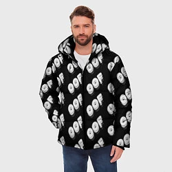 Куртка зимняя мужская Off выключение, цвет: 3D-светло-серый — фото 2