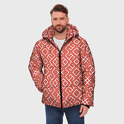 Куртка зимняя мужская Обережные узоры, цвет: 3D-черный — фото 2