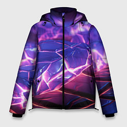 Мужская зимняя куртка Фиолетовые кристалы