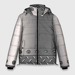 Куртка зимняя мужская Стальные листы, цвет: 3D-светло-серый